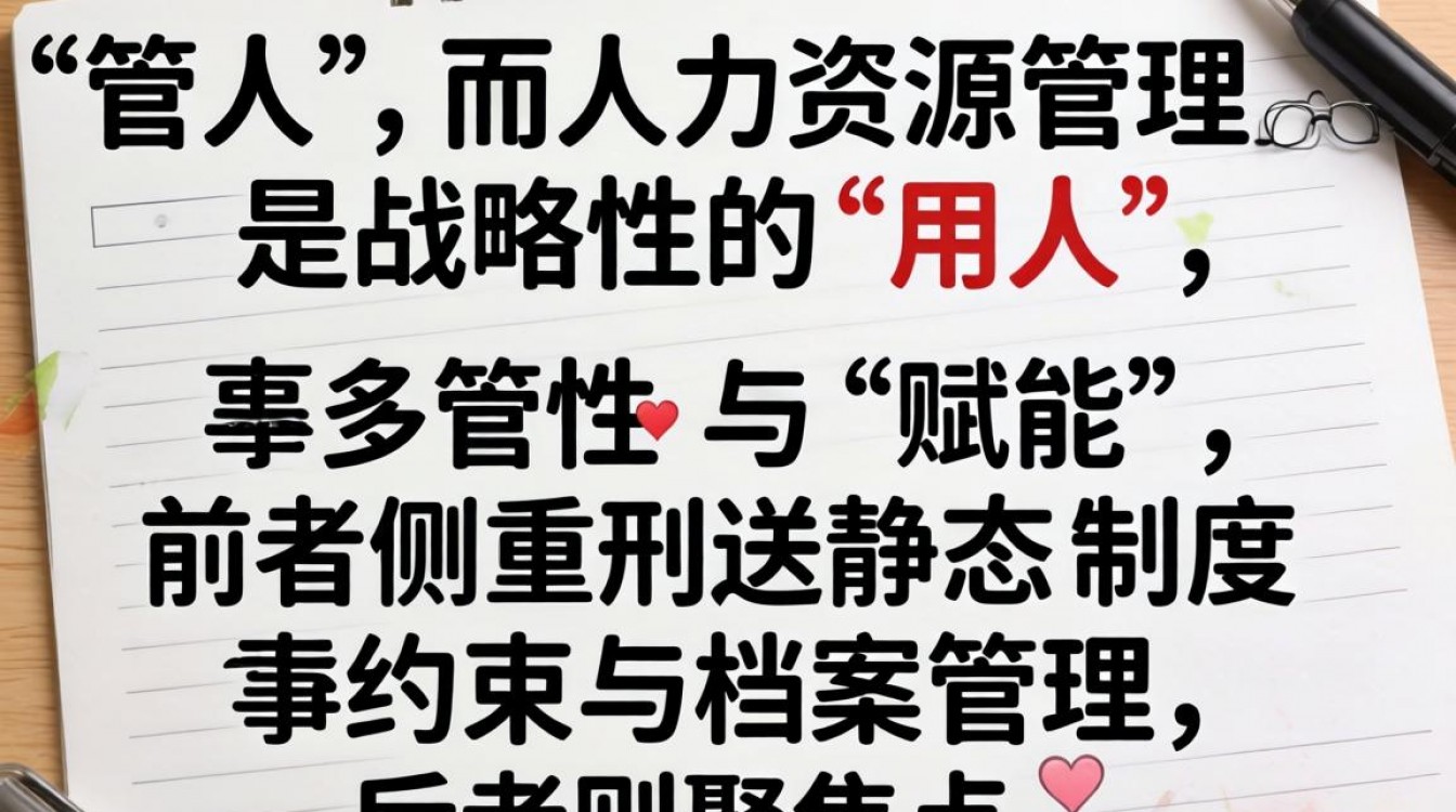 人事与人力资源的区别-图1