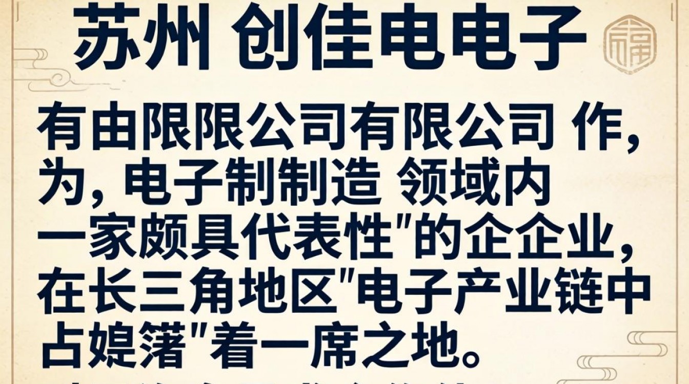 苏州创佳电子怎么样?苏州创佳电子公司靠谱吗?-图2 苏州创佳电子怎么样?苏州创佳电子公司靠谱吗?-图2
