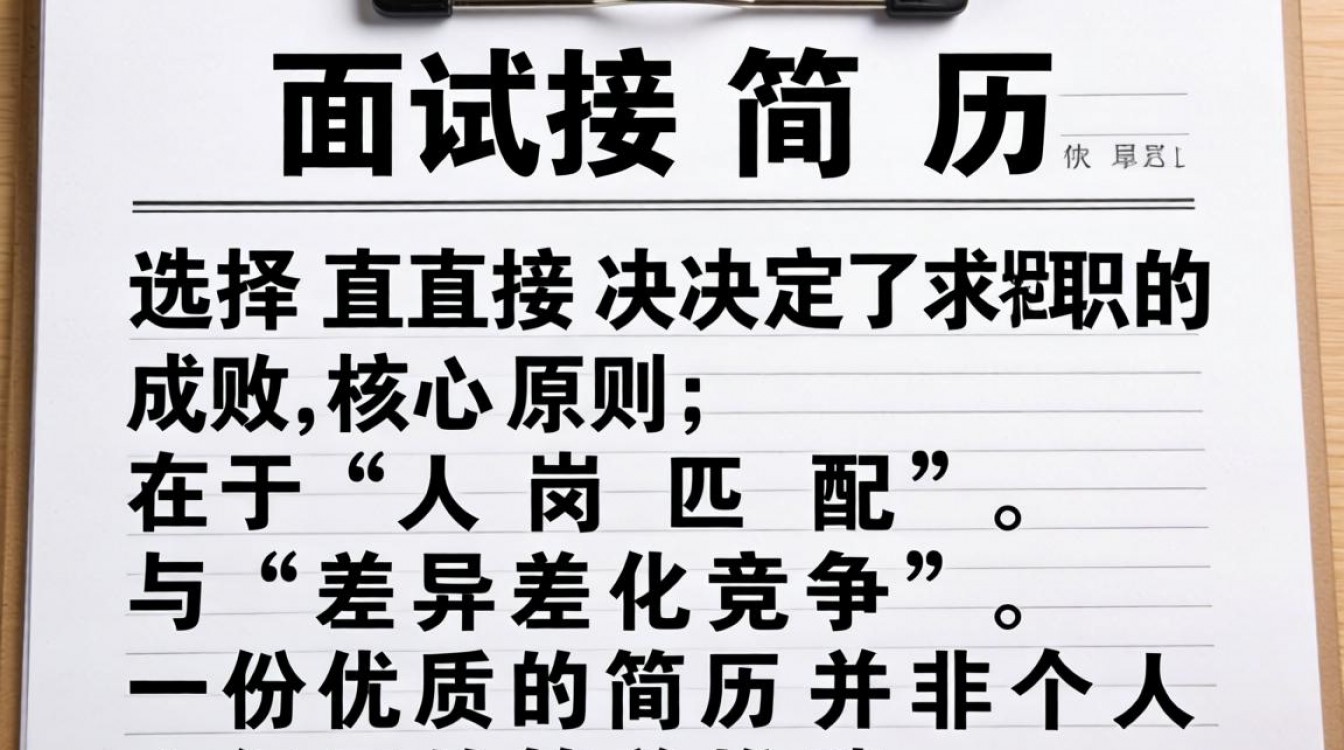 面试简历我怎么选择?简历模板哪里下载好