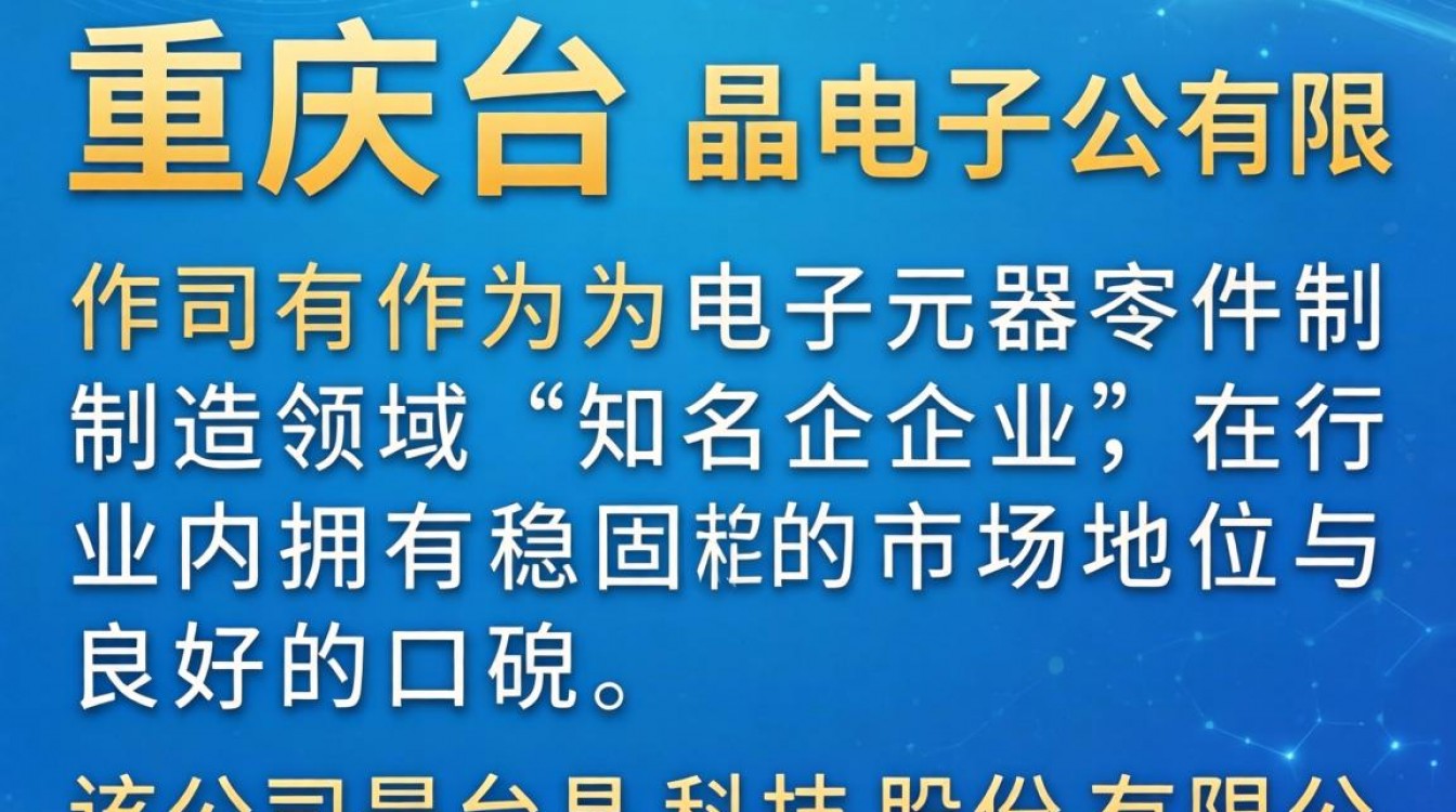 重庆台晶电子怎么样?重庆台晶电子工资待遇好不好-图1 重庆台晶电子怎么样?重庆台晶电子工资待遇好不好-图1