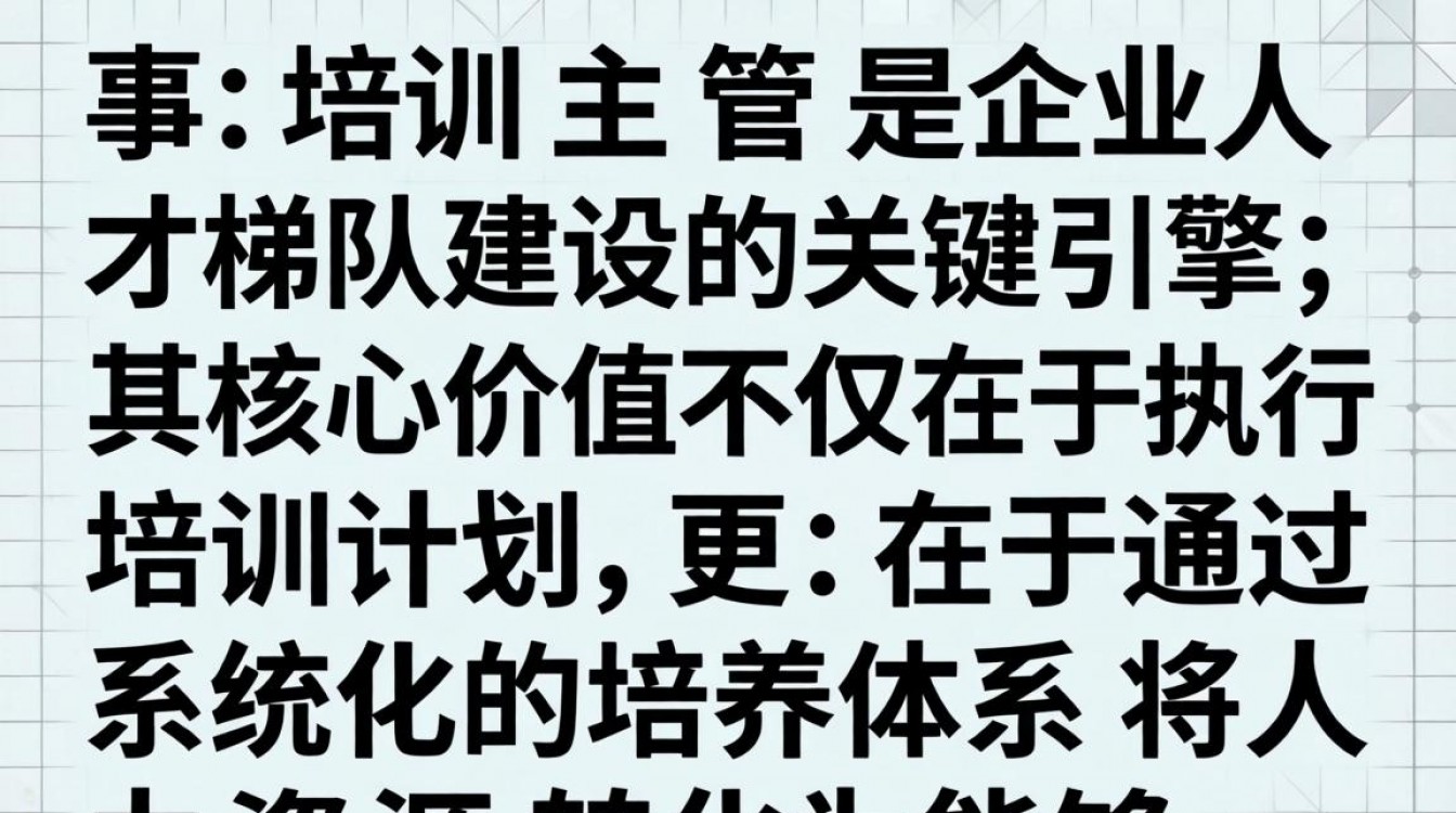 人事培训主管主要负责什么工作?人事培训主管岗位职责详解-图2 人事培训主管主要负责什么工作?人事培训主管岗位职责详解-图2