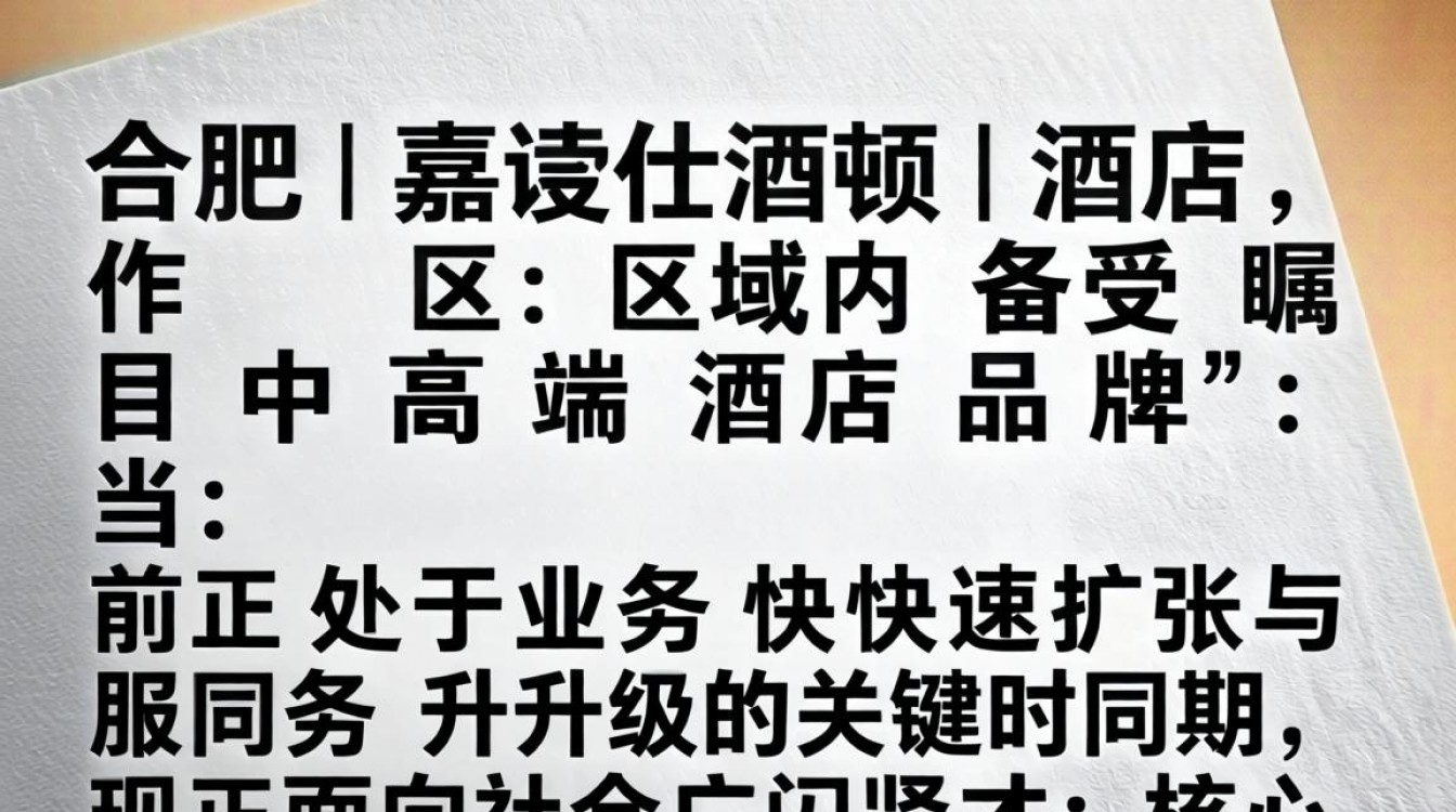 合肥嘉仕顿酒店招聘吗?合肥嘉仕顿酒店最新招聘信息查询-图2 合肥嘉仕顿酒店招聘吗?合肥嘉仕顿酒店最新招聘信息查询-图2