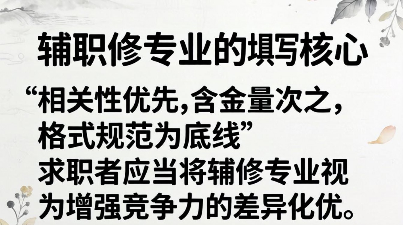 简历辅修专业怎么填-图3