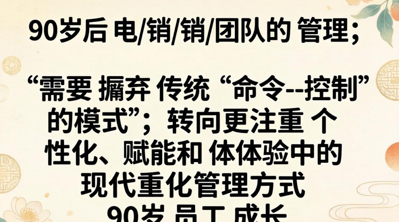90后电销团队难管?高效管理技巧有哪些?