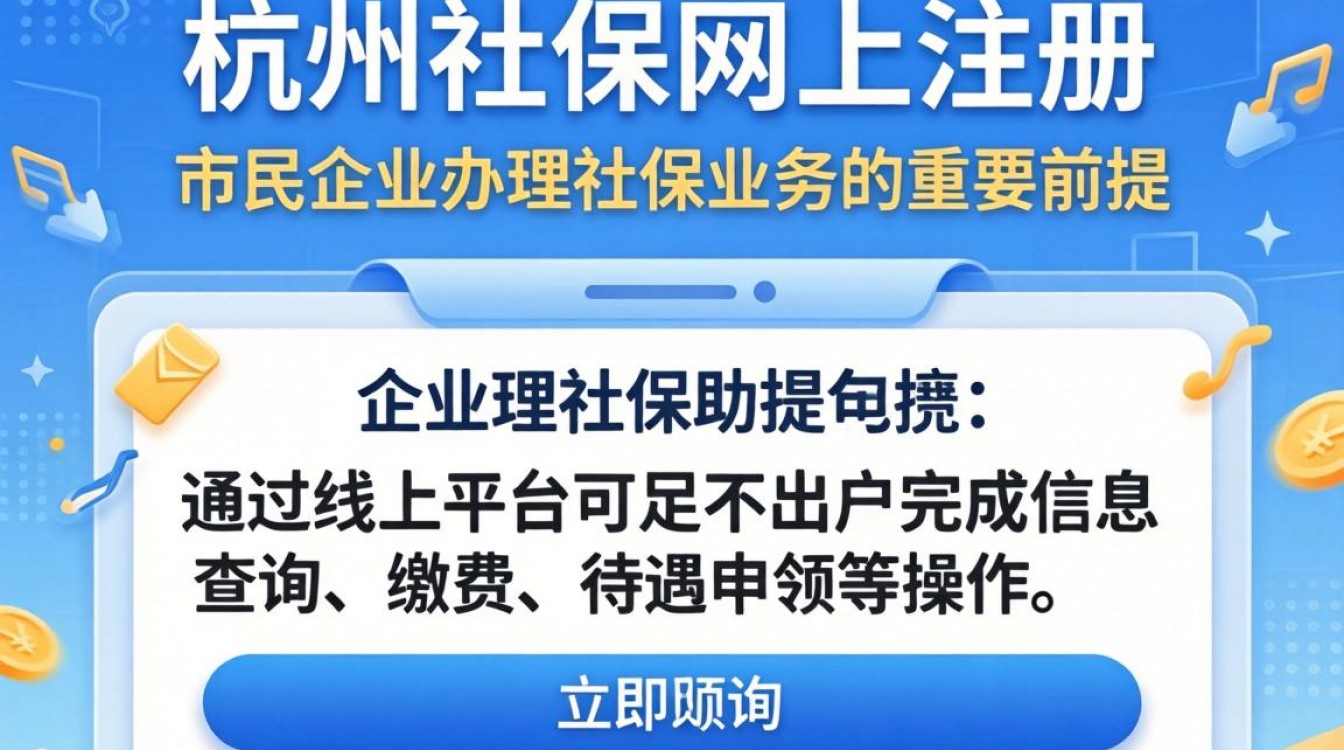 杭州社保网上注册流程是怎样的？新手怎么操作？-图2