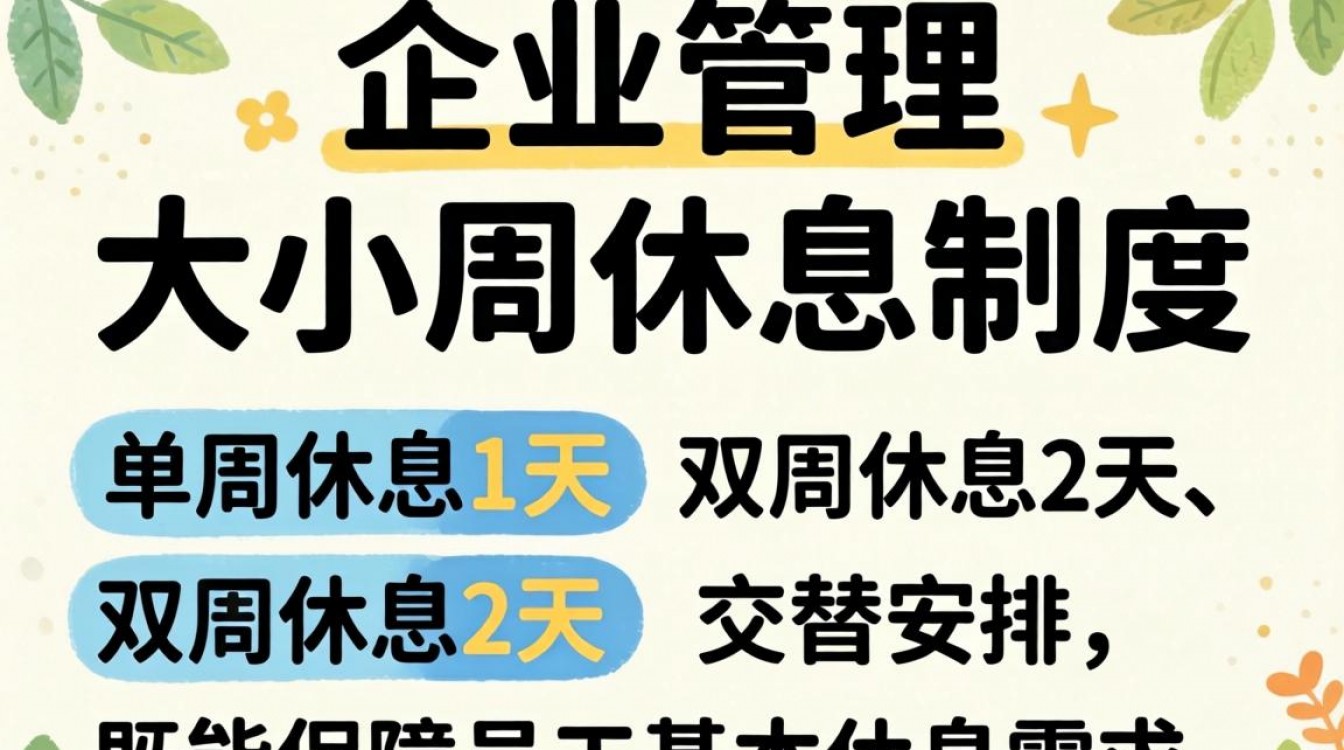 大小周休息怎么算?加班费和调休规则是什么?-图1 大小周休息怎么算?加班费和调休规则是什么?-图1