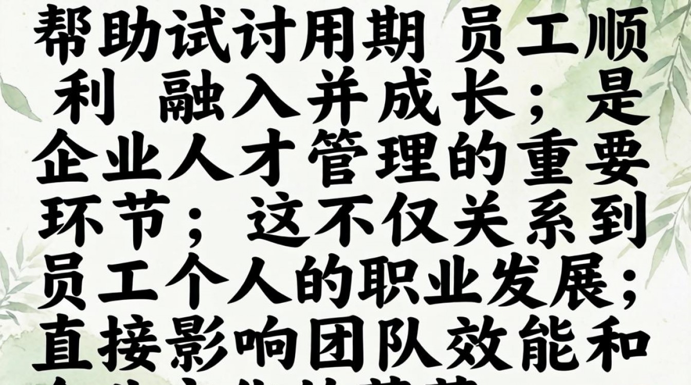试用期员工融入难?管理者如何高效帮助其快速成长?-图3 试用期员工融入难?管理者如何高效帮助其快速成长?-图3