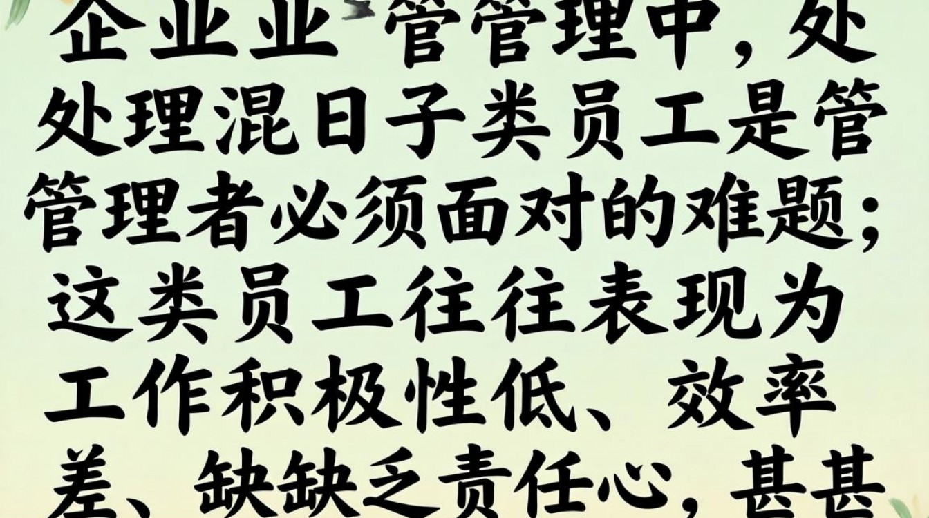 混日子的员工如何合法合规地顺利辞退?-图1 混日子的员工如何合法合规地顺利辞退?-图1