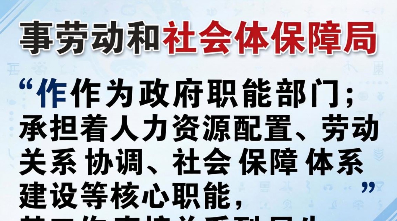 人事劳动和社会保障局是干什么的?社保业务办理指南-图2 人事劳动和社会保障局是干什么的?社保业务办理指南-图2