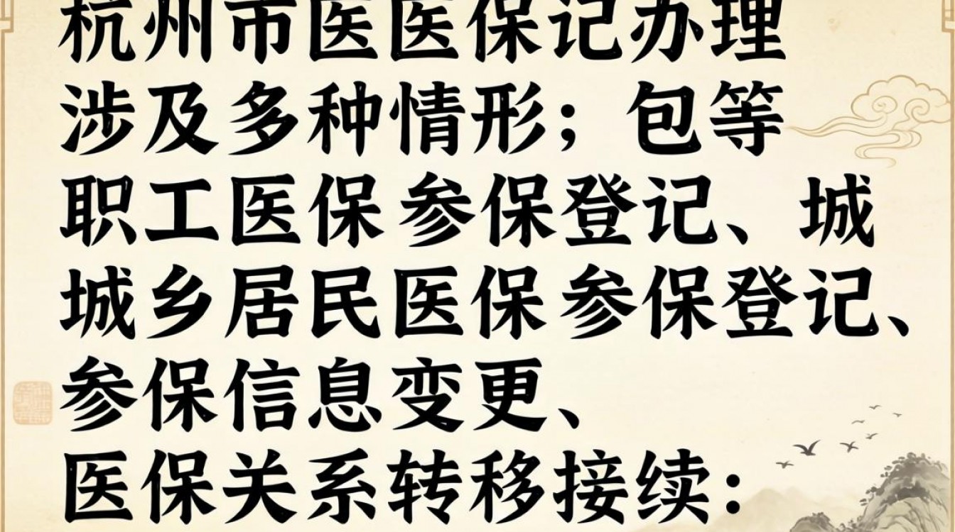 杭州医保办理流程是怎样的？需要哪些材料？-图1