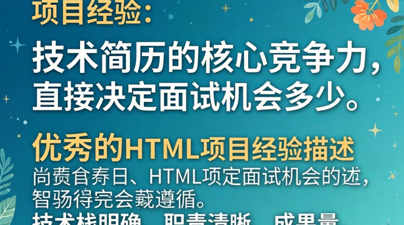 项目经验怎么写HTML?HTML项目经验描述技巧有哪些-图1 项目经验怎么写HTML?HTML项目经验描述技巧有哪些-图1