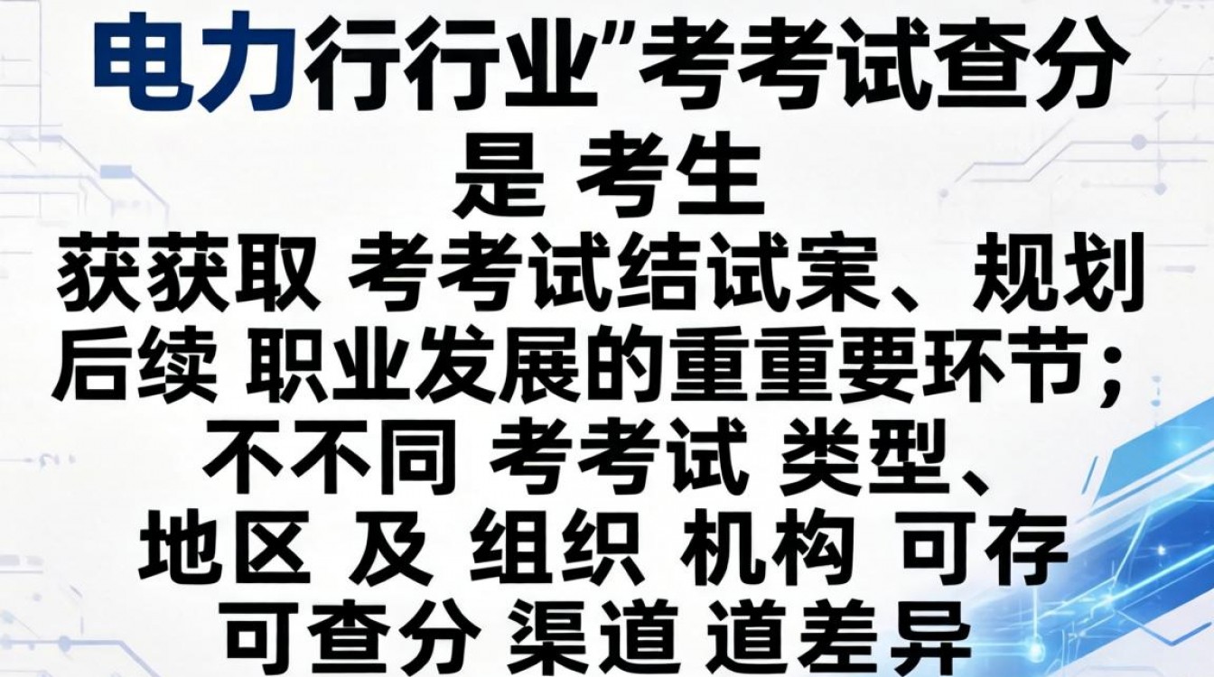 电力行业考试成绩查询入口在哪?怎么查?-图1 电力行业考试成绩查询入口在哪?怎么查?-图1