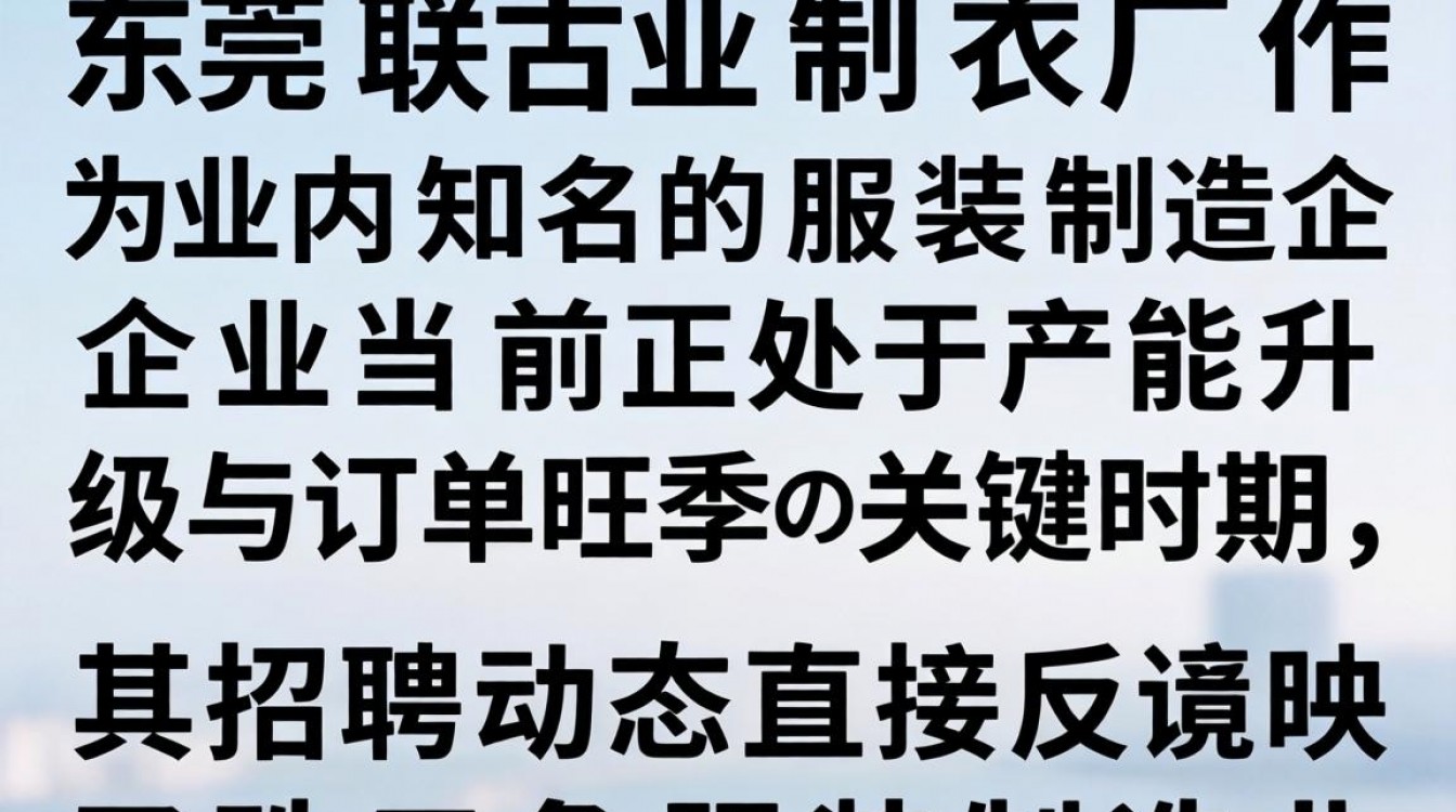 东莞联业制衣厂招聘信息真实吗?东莞联业制衣厂最新招工信息-图1 东莞联业制衣厂招聘信息真实吗?东莞联业制衣厂最新招工信息-图1