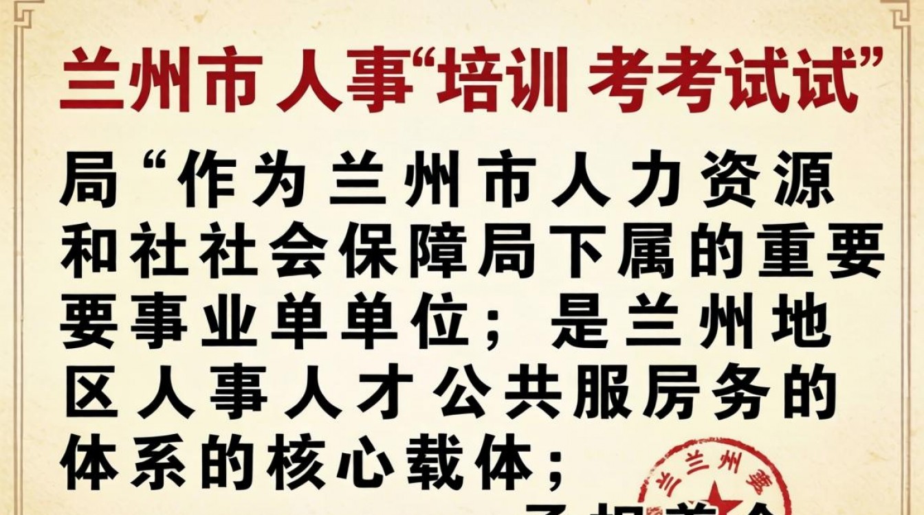 兰州市人事培训考试局官网在哪?兰州市人事培训考试局报名入口-图1 兰州市人事培训考试局官网在哪?兰州市人事培训考试局报名入口-图1
