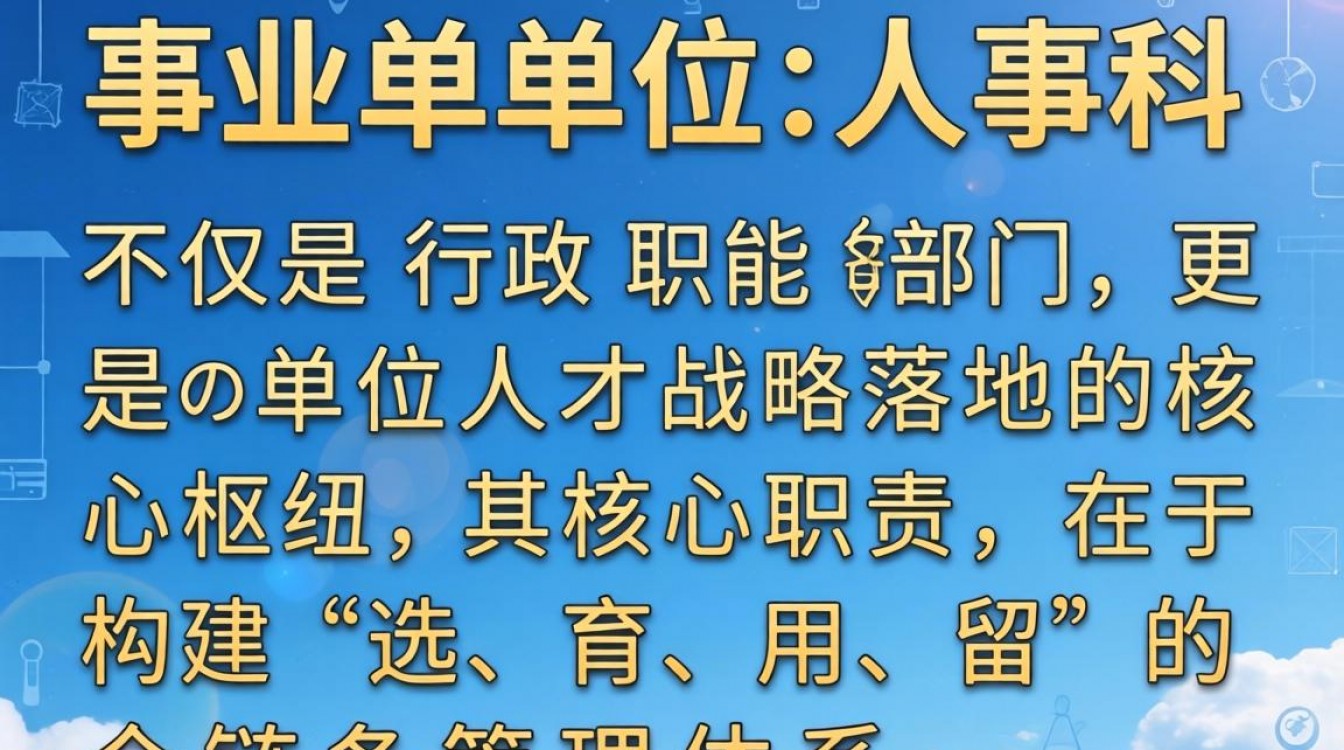 事业单位人事科职责有哪些?人事科具体负责什么工作?