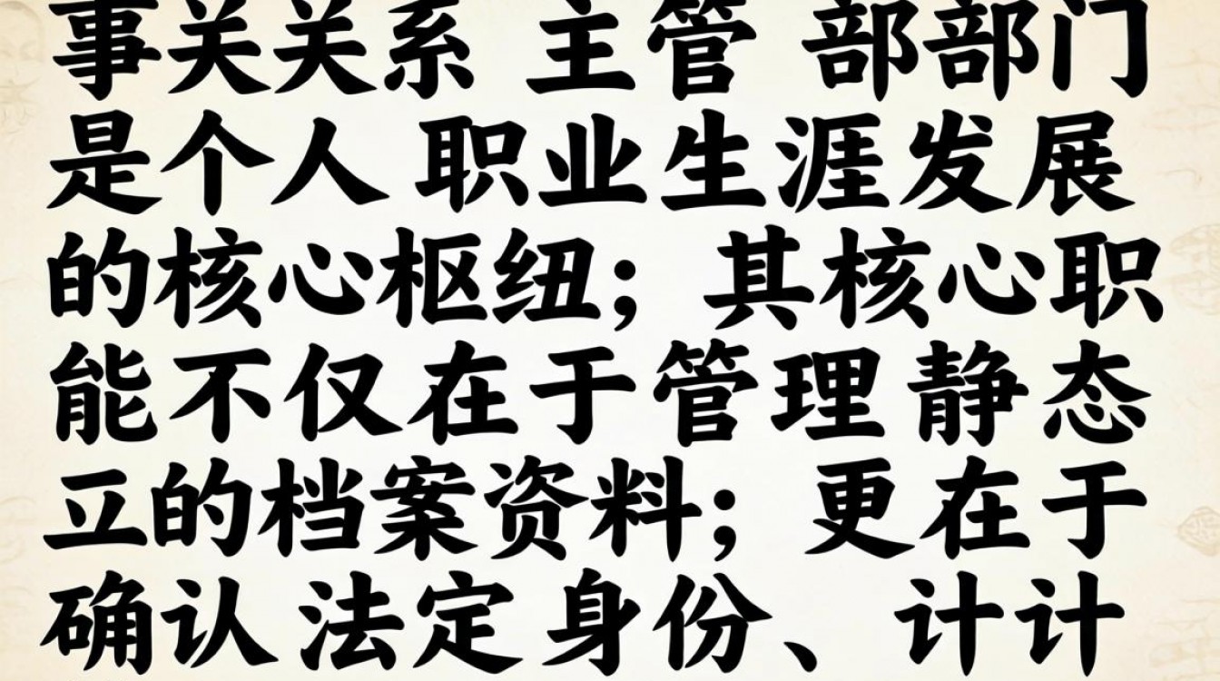 人事关系主管部门是哪里?人事关系归哪个部门管理?-图3 人事关系主管部门是哪里?人事关系归哪个部门管理?-图3