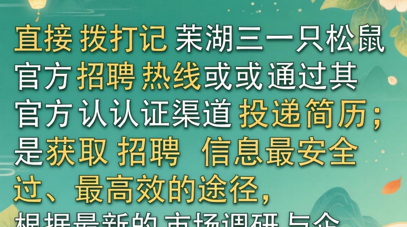 芜湖三只松鼠招聘电话是多少？人事部联系方式哪里找-图3