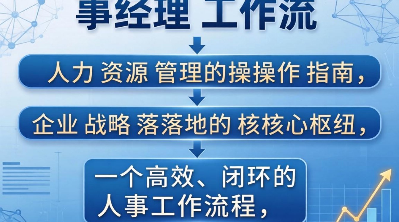 人事经理工作流程图怎么看?人事经理日常工作流程详解