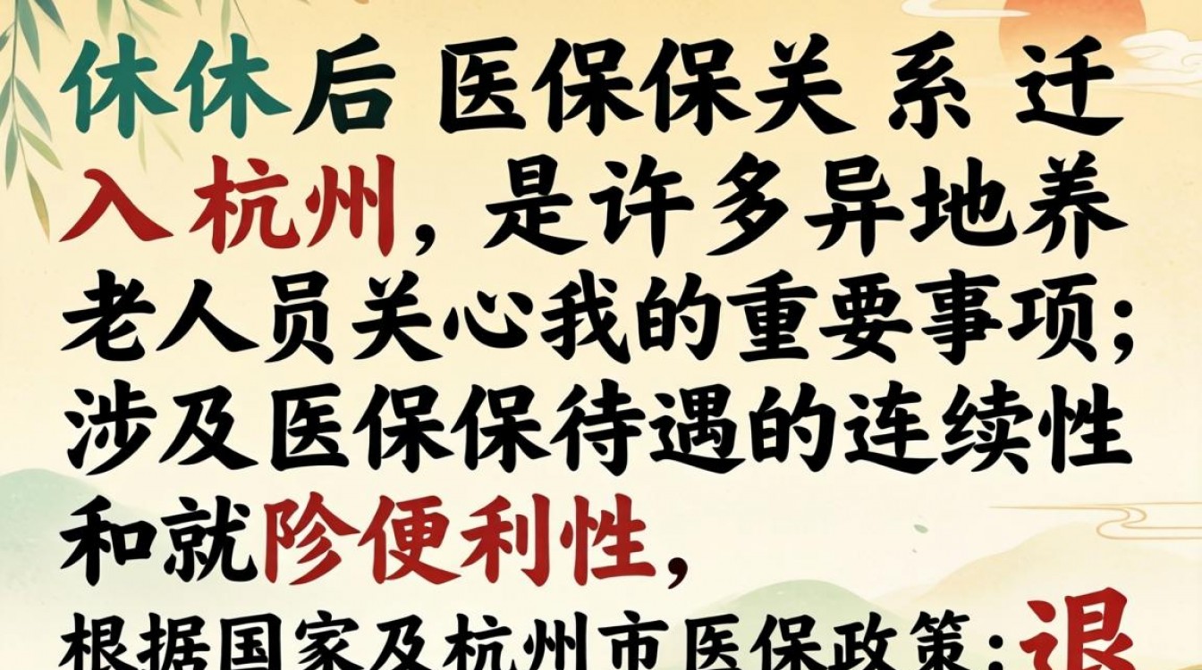 退休如何医保迁入杭州?异地退休人员杭州医保迁入攻略?-图1 退休如何医保迁入杭州?异地退休人员杭州医保迁入攻略?-图1