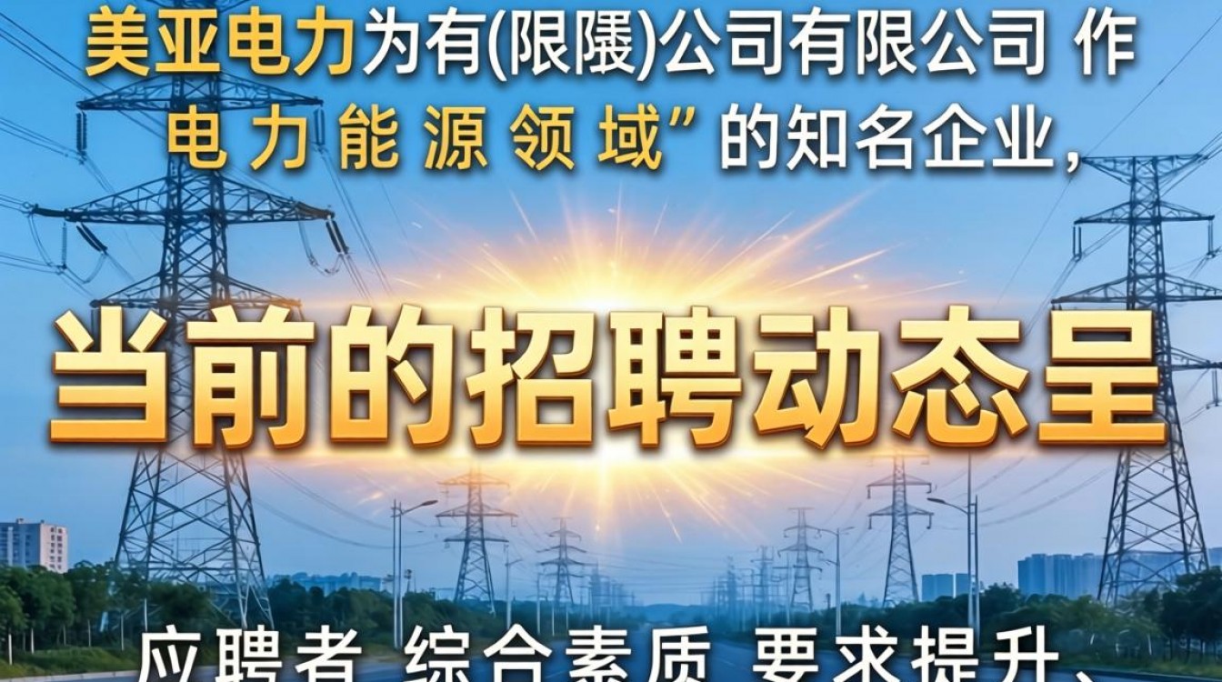 美亚电力有限公司招聘吗?美亚电力有限公司最新招聘信息在哪里看?-图1 美亚电力有限公司招聘吗?美亚电力有限公司最新招聘信息在哪里看?-图1