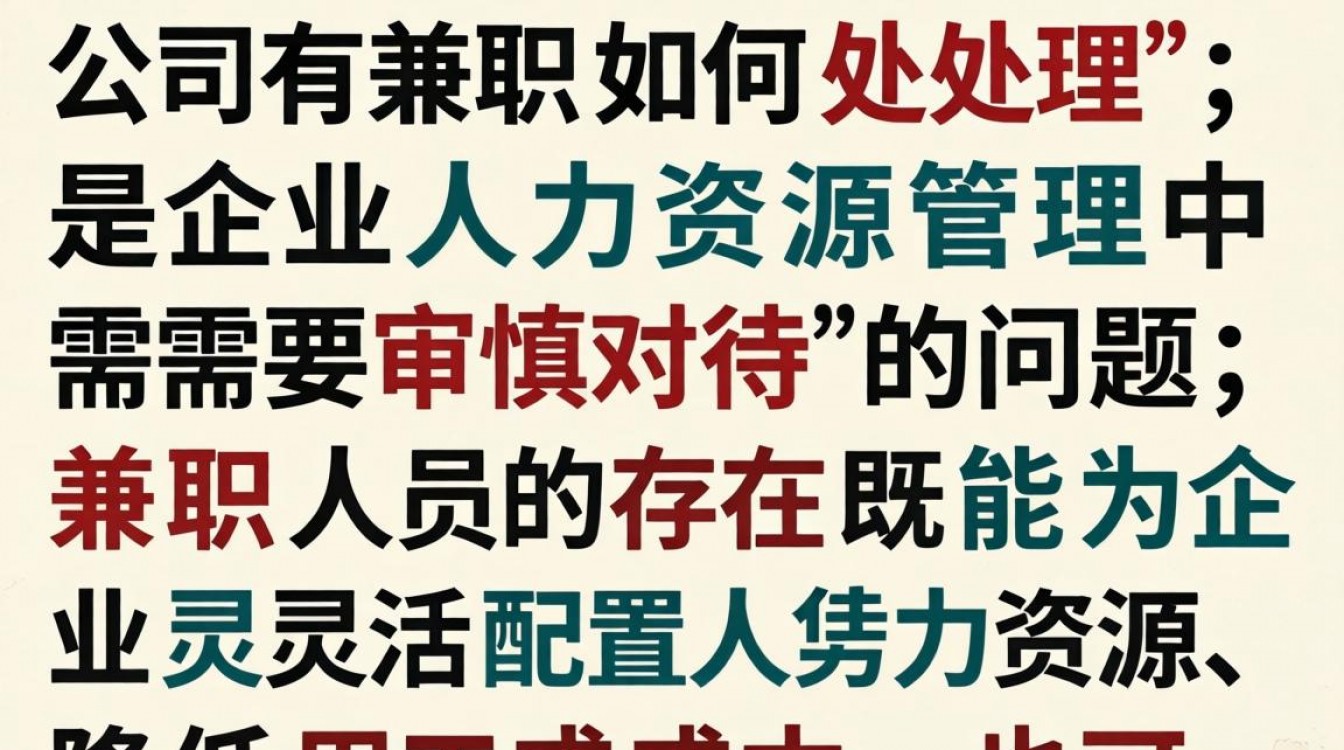 公司有兼职如何处理?员工兼职需报备吗?合法吗?-图1 公司有兼职如何处理?员工兼职需报备吗?合法吗?-图1