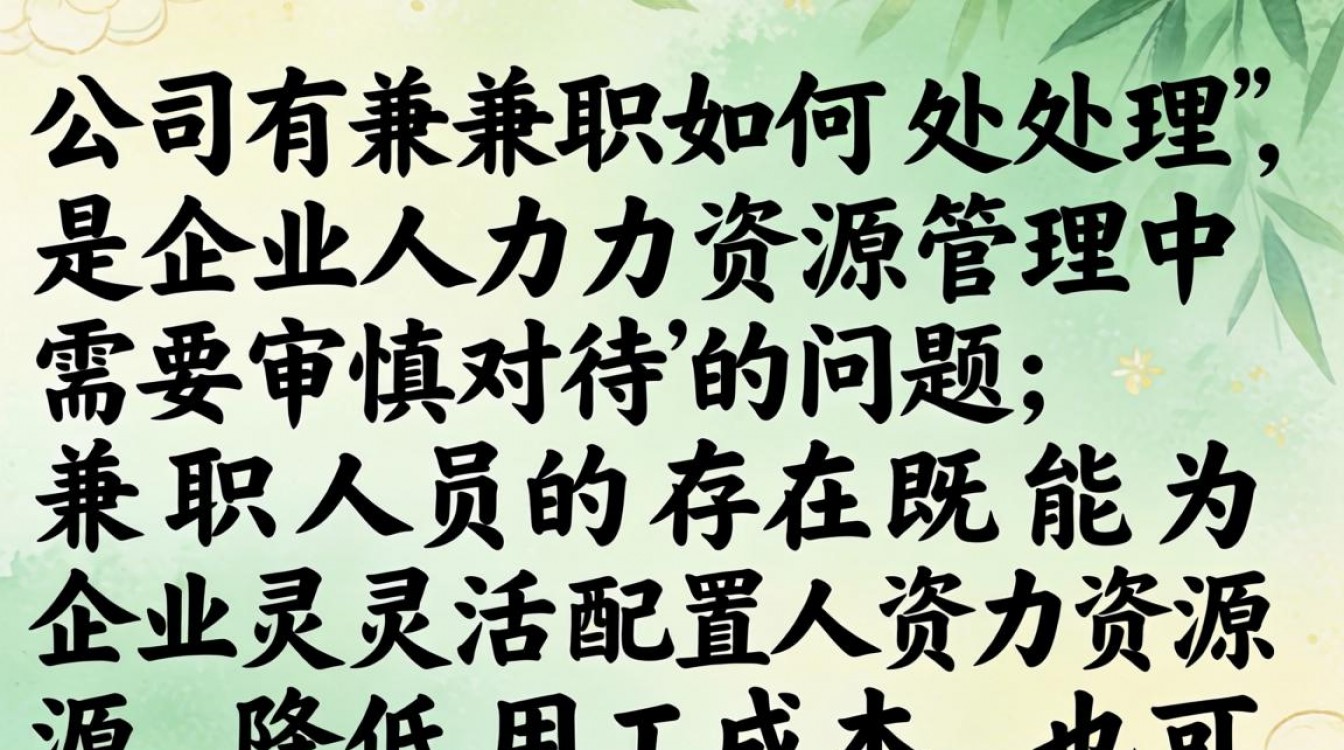 公司有兼职如何处理?员工兼职需报备吗?合法吗?-图3 公司有兼职如何处理?员工兼职需报备吗?合法吗?-图3