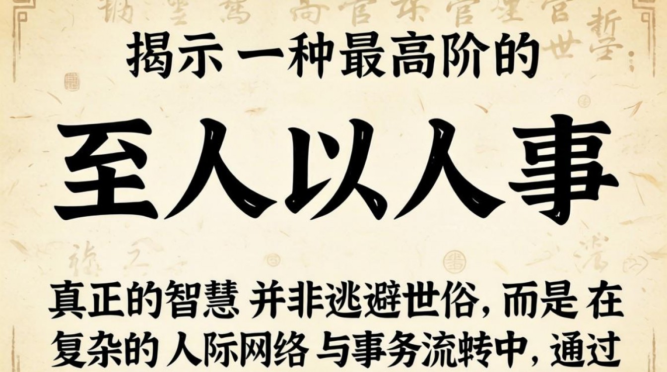 至人以人事是什么意思,至人以人事出自哪里及翻译-图1 至人以人事是什么意思,至人以人事出自哪里及翻译-图1