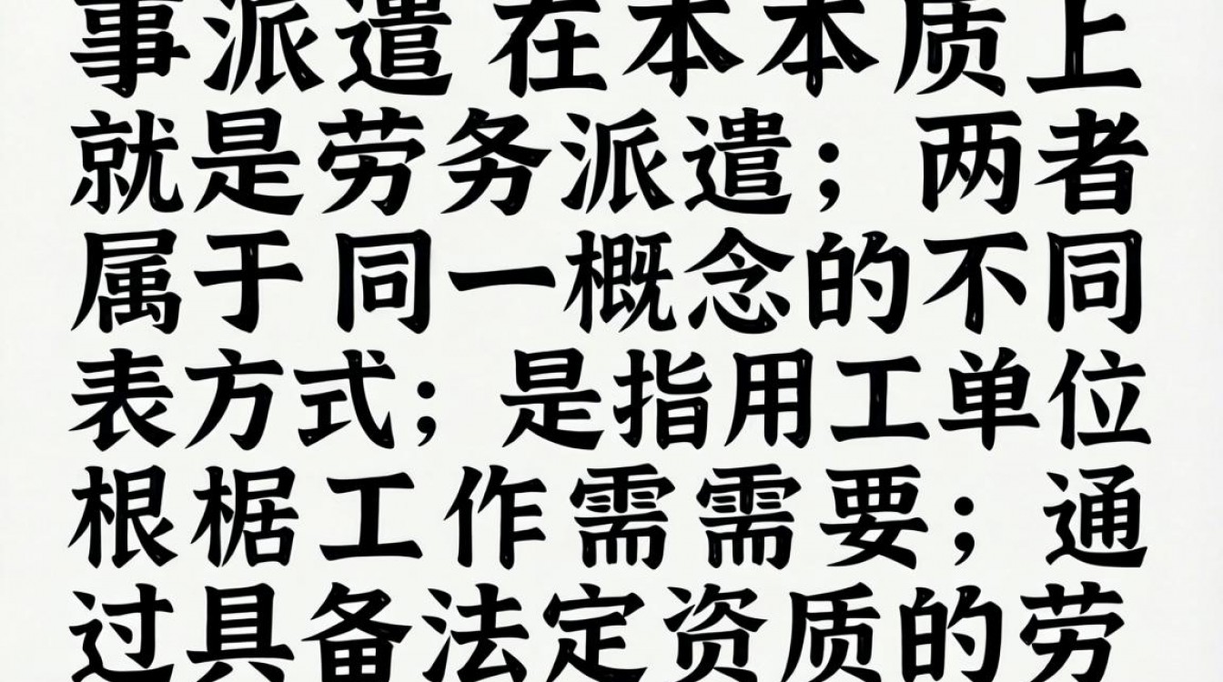 人事派遣是劳务派遣吗？人事派遣和劳务派遣有什么区别？