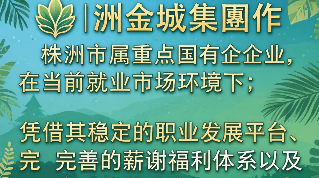 株洲金城集团招聘信息发布了吗？株洲金城集团最新招聘岗位有哪些？-图1