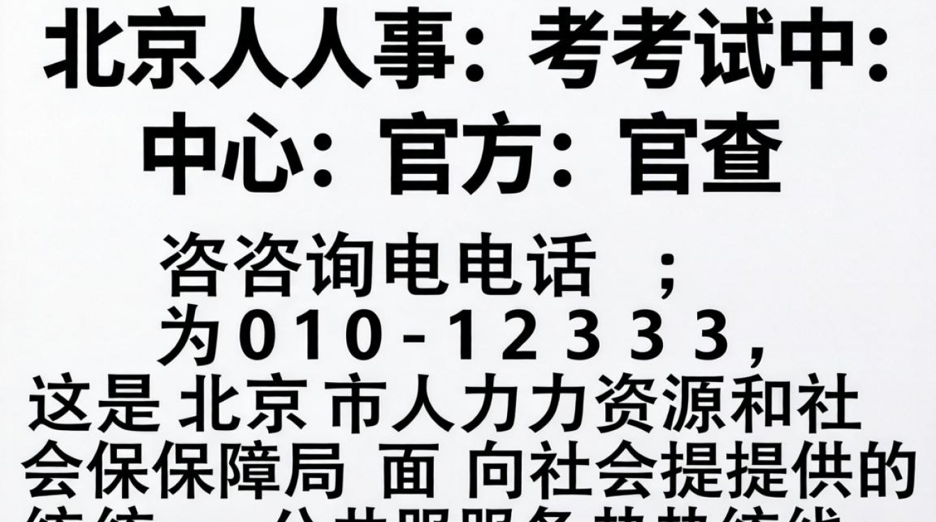 北京人事考试中心电话是多少?北京人事考试网联系方式查询-图3 北京人事考试中心电话是多少?北京人事考试网联系方式查询-图3