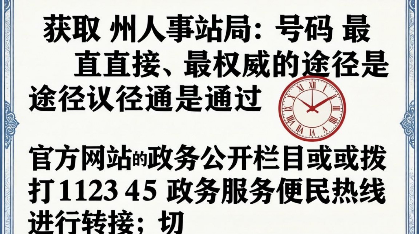 州人事局的号码是多少?州人事局联系电话查询-图1 州人事局的号码是多少?州人事局联系电话查询-图1