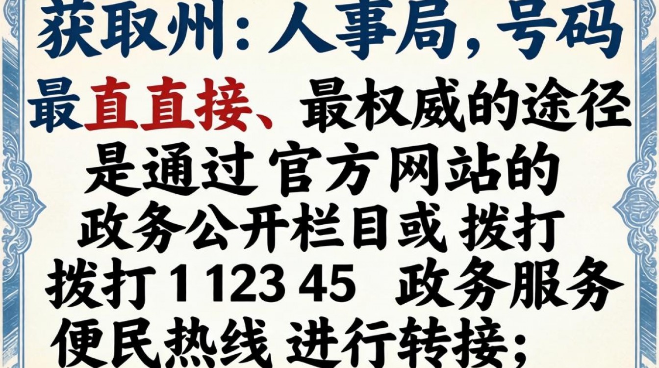 州人事局的号码是多少?州人事局联系电话查询-图2 州人事局的号码是多少?州人事局联系电话查询-图2