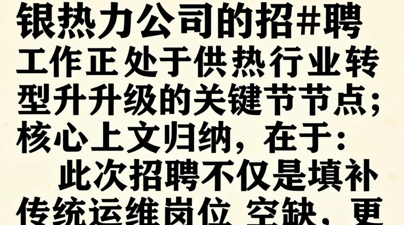 白银热力公司招聘最新公告在哪看,白银热力公司招聘报名条件是什么-图2 白银热力公司招聘最新公告在哪看,白银热力公司招聘报名条件是什么-图2