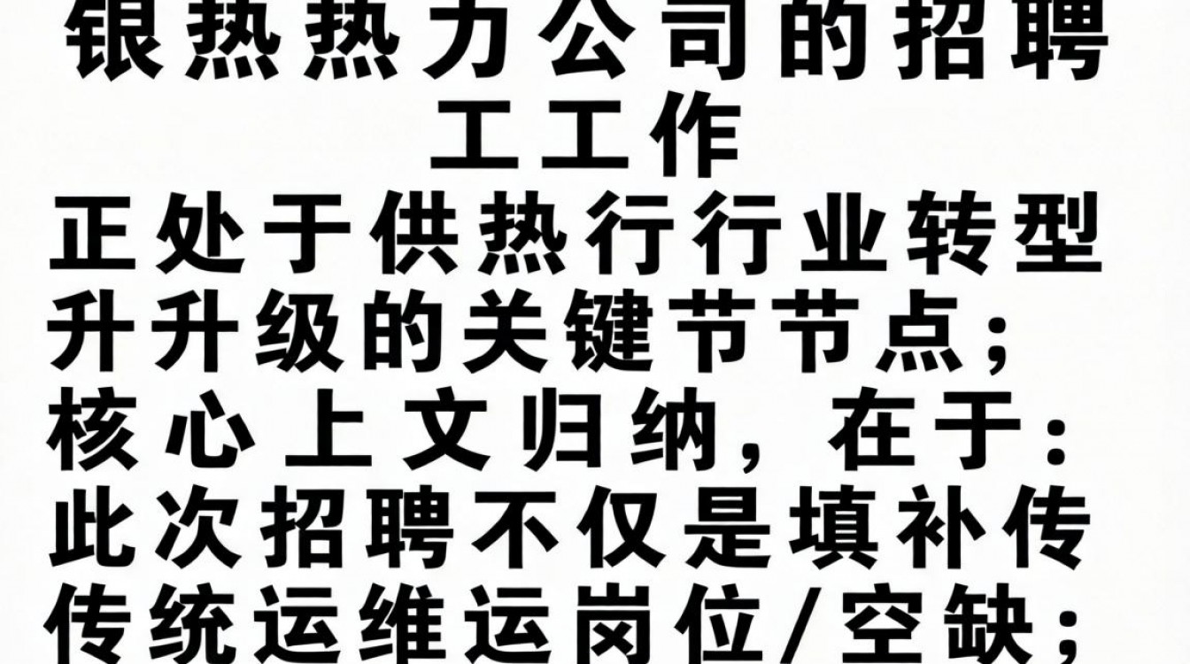 白银热力公司招聘最新公告在哪看,白银热力公司招聘报名条件是什么-图1 白银热力公司招聘最新公告在哪看,白银热力公司招聘报名条件是什么-图1