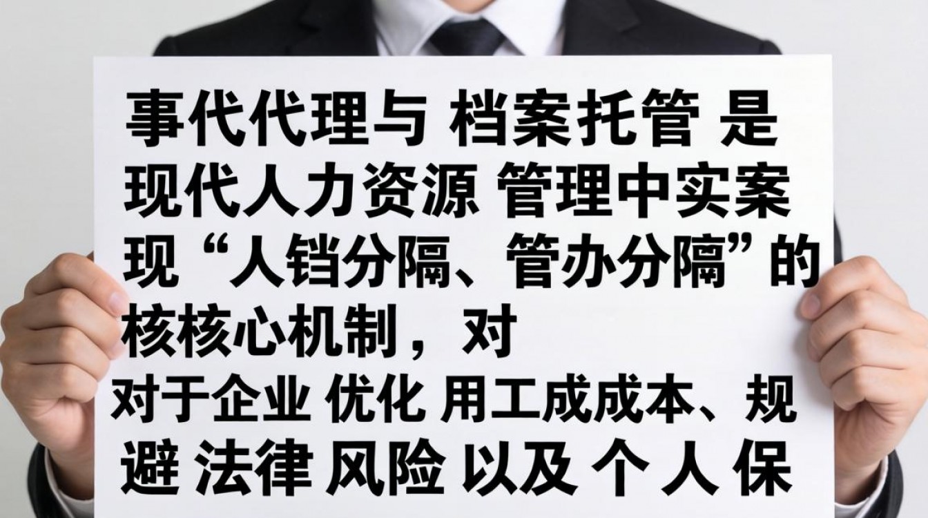 人事代理与档案托管有什么区别,个人档案怎么托管?