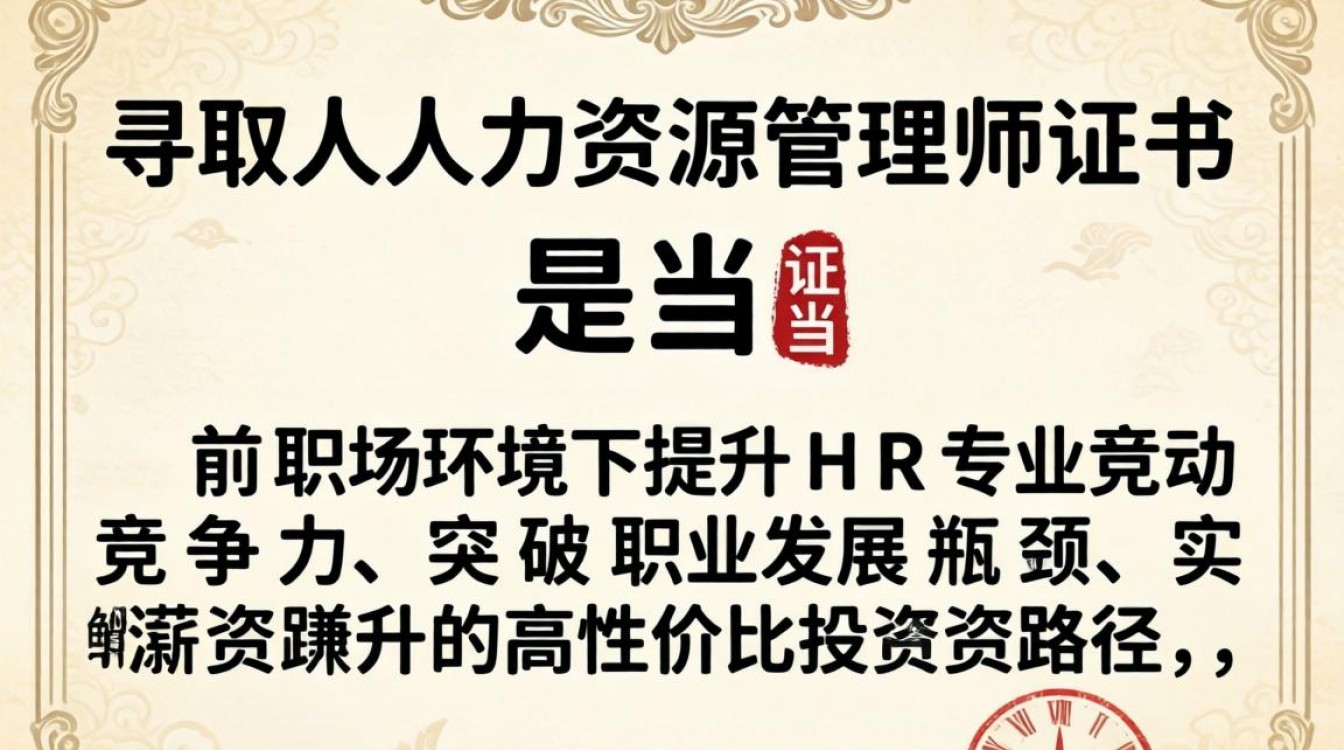 考人事证书需要什么条件?人力资源管理师怎么报名?