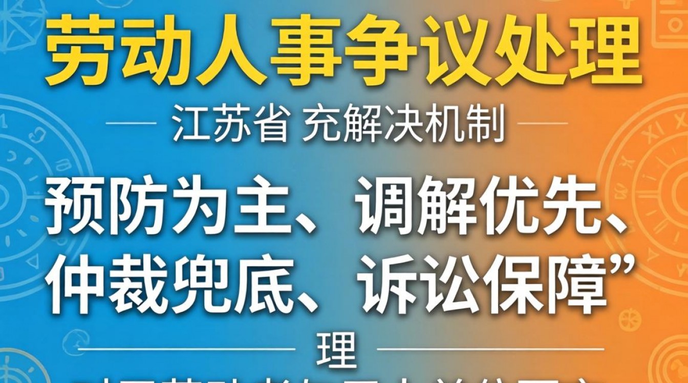 江苏省劳动人事争议如何处理?江苏省劳动人事争议仲裁流程详解-图1 江苏省劳动人事争议如何处理?江苏省劳动人事争议仲裁流程详解-图1