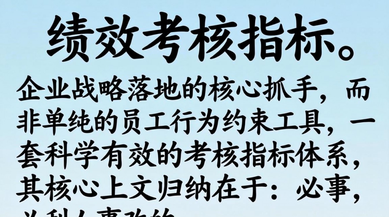 人事绩效考核指标有哪些，如何制定科学的KPI考核体系？