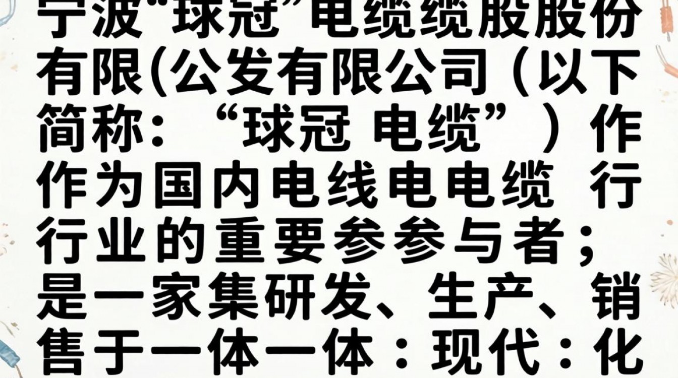 宁波球冠电缆怎么样?宁波球冠电缆质量好不好?-图1 宁波球冠电缆怎么样?宁波球冠电缆质量好不好?-图1