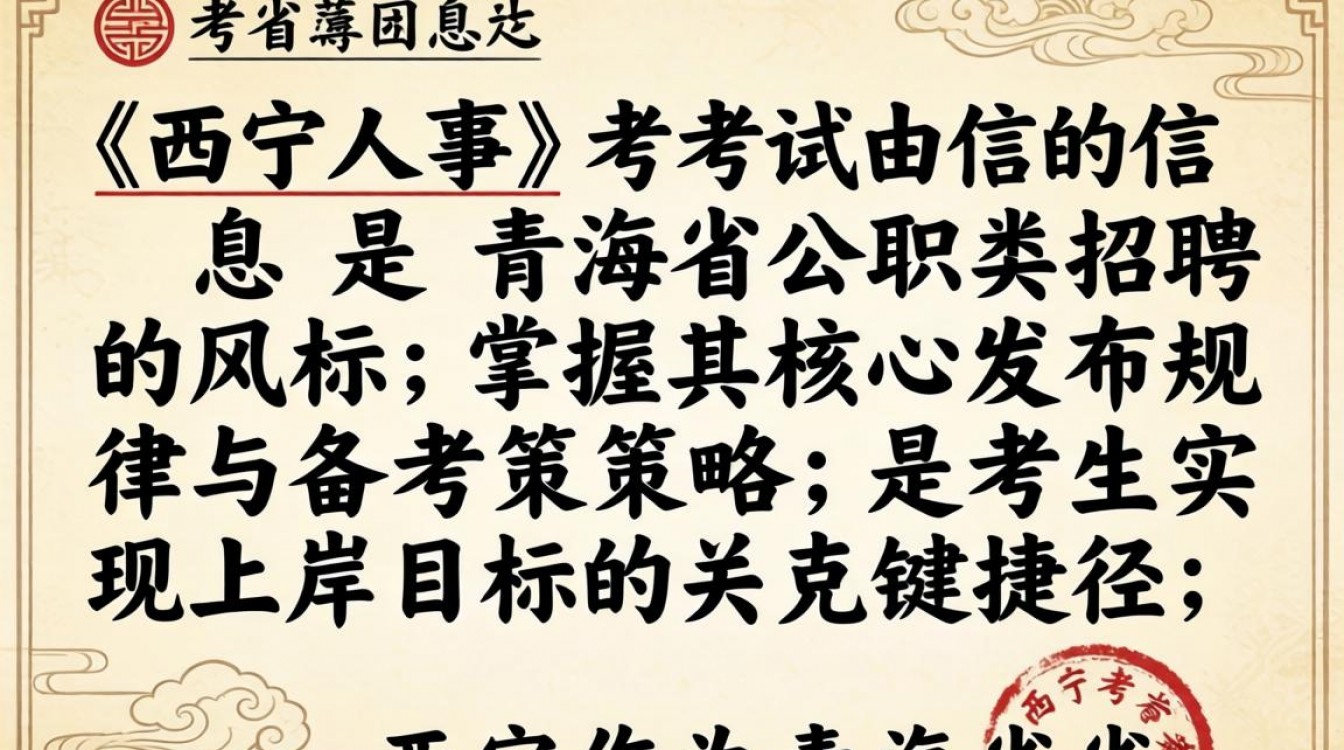 西宁人事考试信息官网在哪？2024报名时间及入口-图1