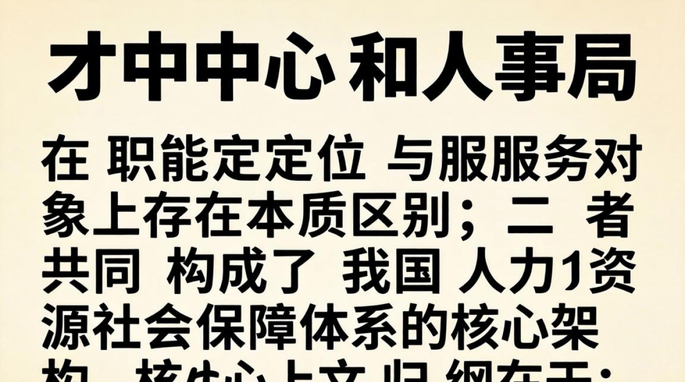 人才中心和人事局有什么区别,人才中心属于人事局管吗-图2 人才中心和人事局有什么区别,人才中心属于人事局管吗-图2