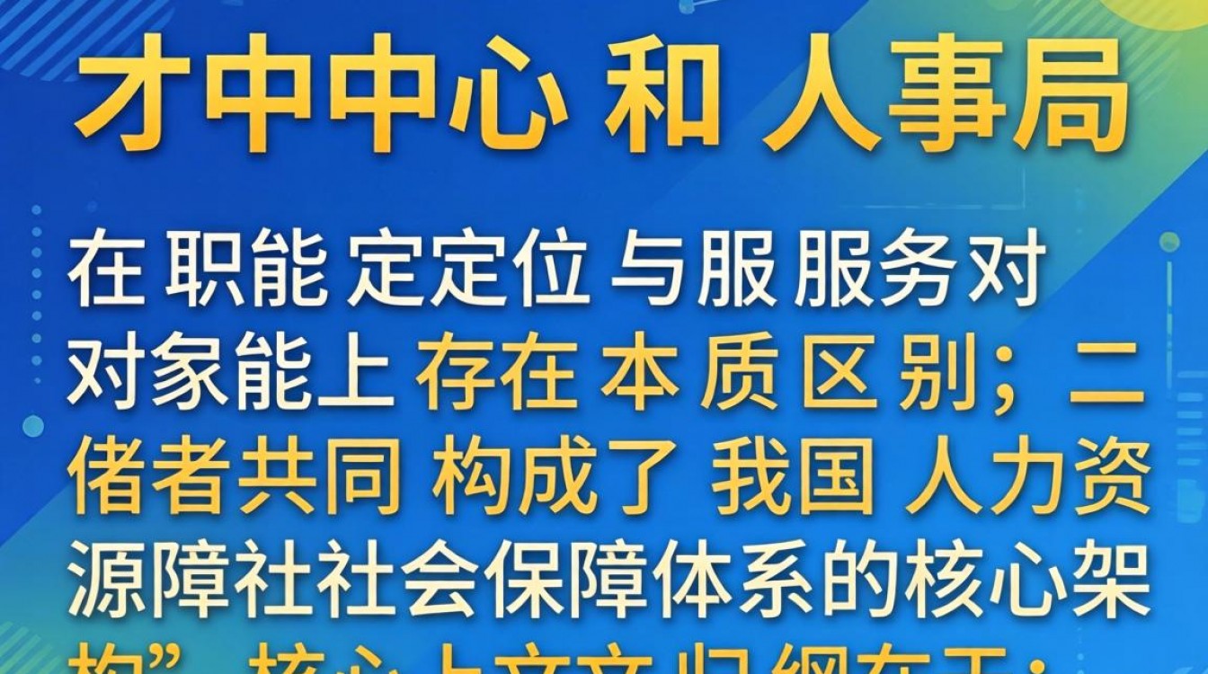 人才中心和人事局有什么区别,人才中心属于人事局管吗-图1 人才中心和人事局有什么区别,人才中心属于人事局管吗-图1