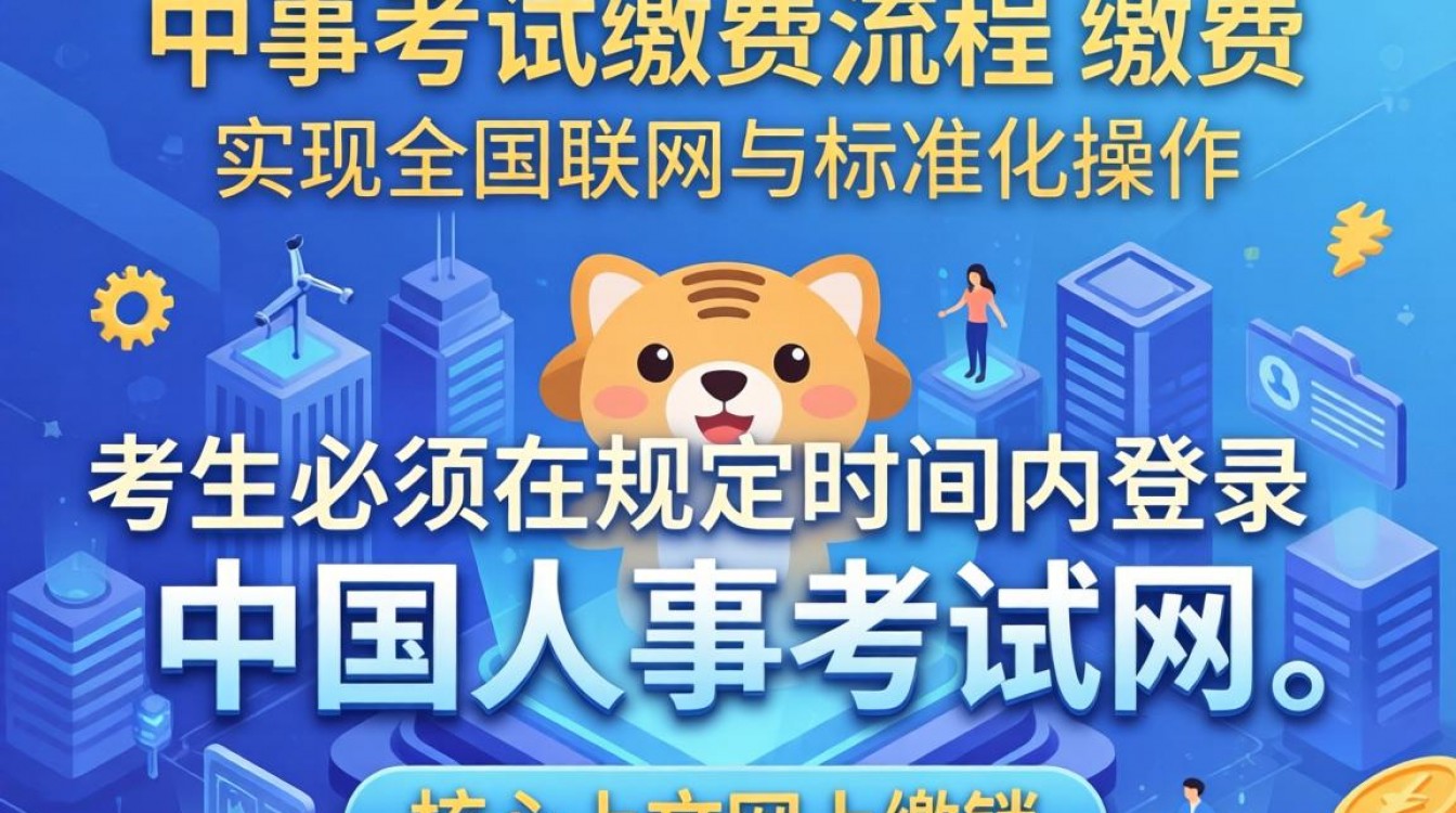 中国人事考试缴费入口在哪,中国人事考试网报名缴费流程是什么