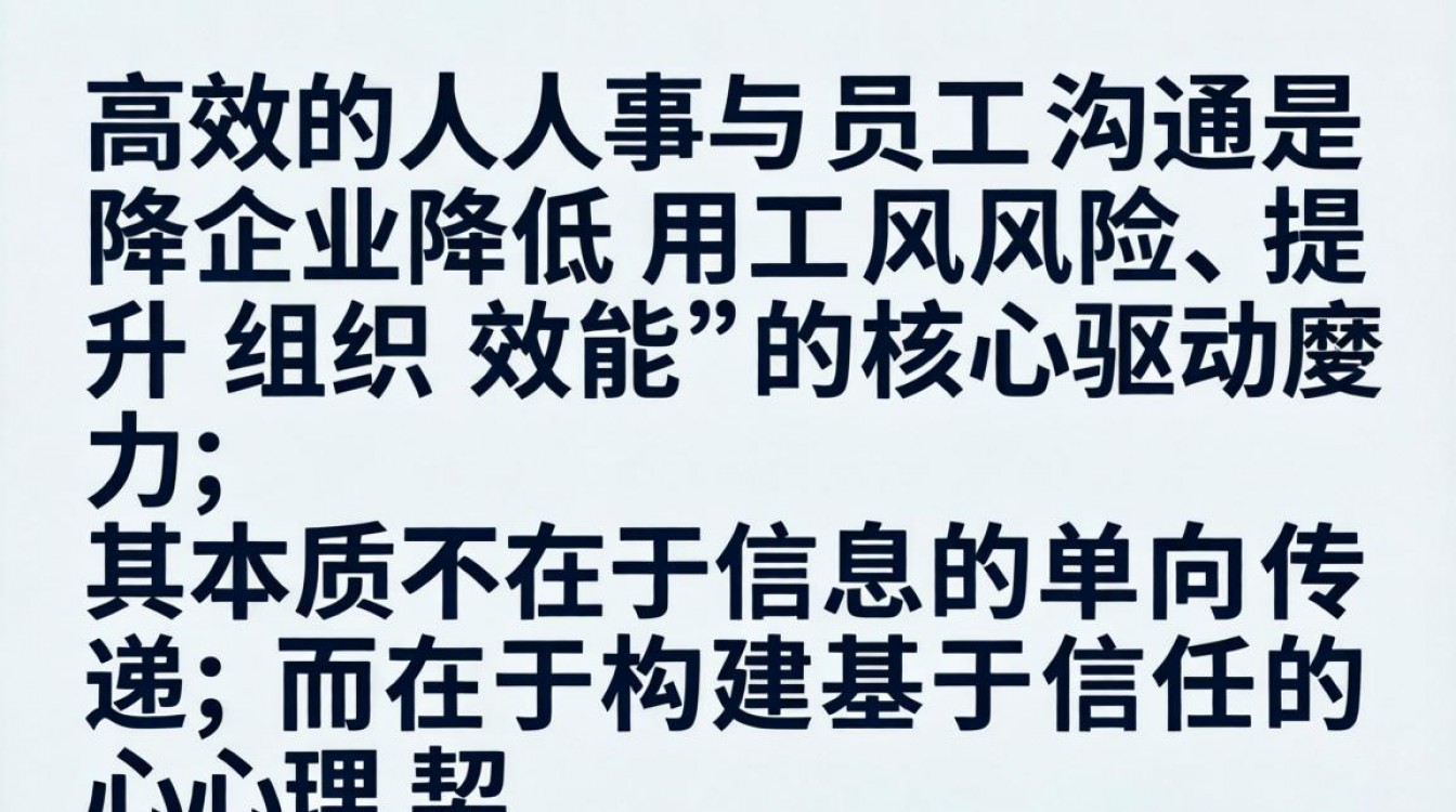 人事与员工沟通技巧和话术有哪些,如何高效进行员工面谈?-图3 人事与员工沟通技巧和话术有哪些,如何高效进行员工面谈?-图3