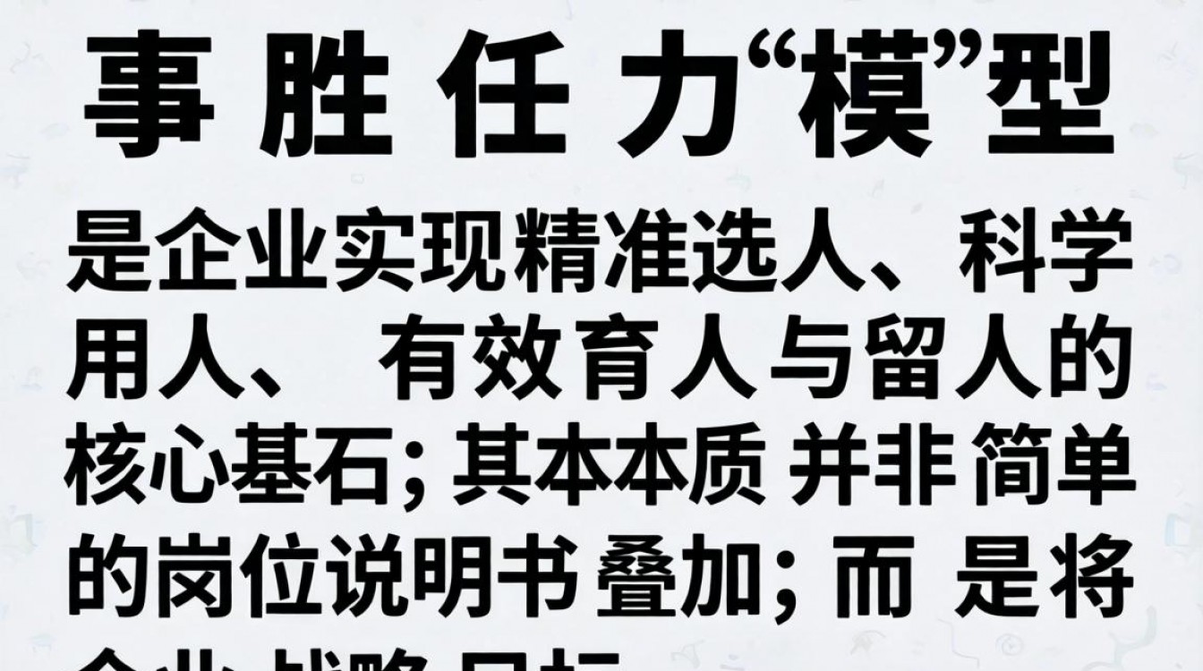 人事胜任力模型是什么,如何构建高效的人力资源胜任力体系?-图2 人事胜任力模型是什么,如何构建高效的人力资源胜任力体系?-图2