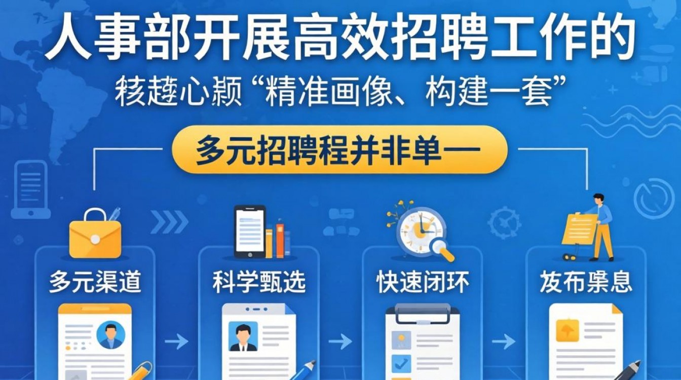 人事部怎么招聘效率高，人事招聘流程步骤有哪些-图2