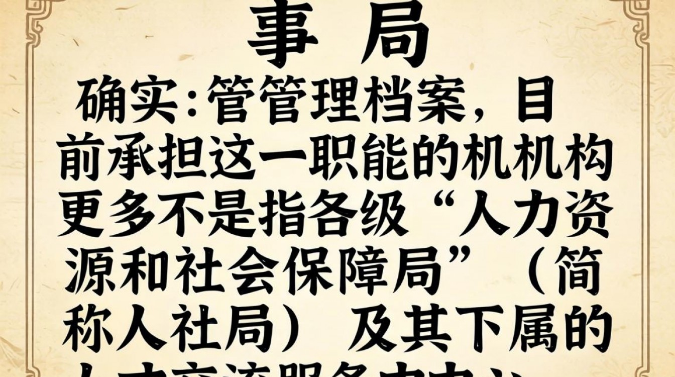 人事局管档案吗?个人档案如何查询与存放全攻略-图1 人事局管档案吗?个人档案如何查询与存放全攻略-图1