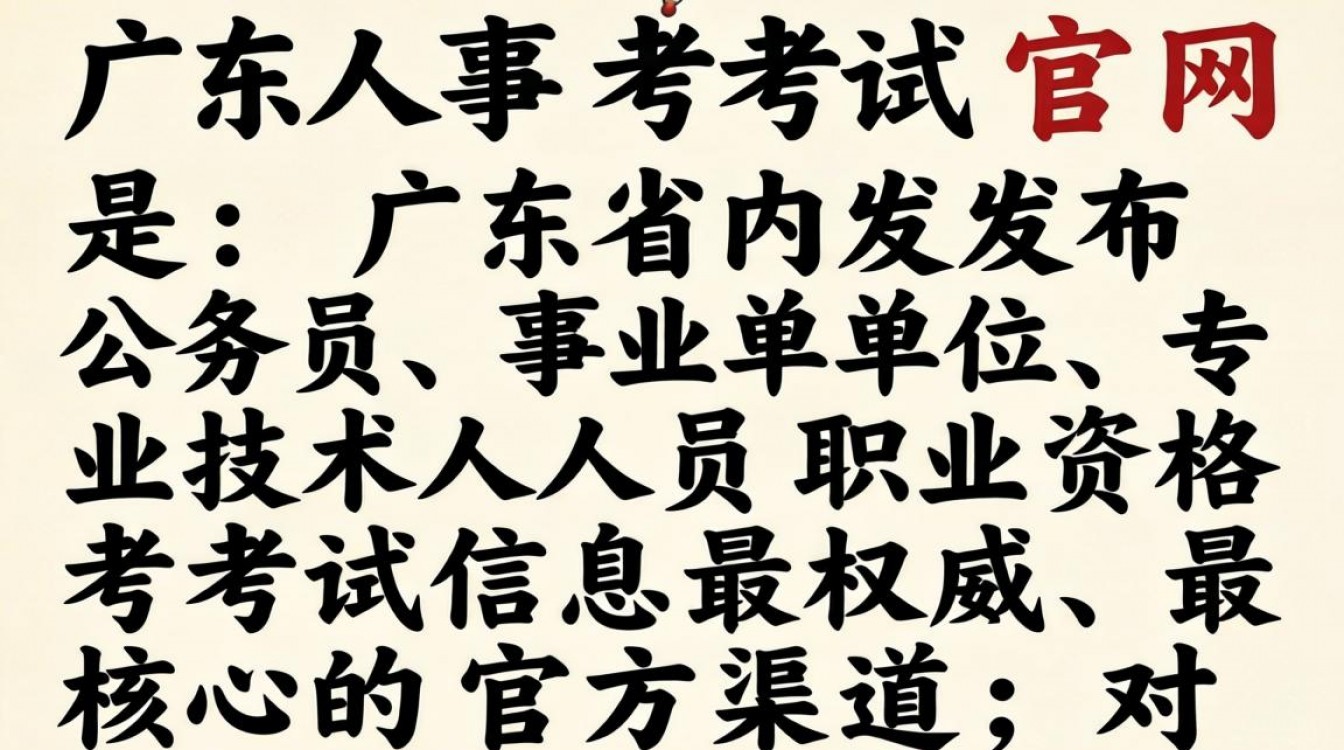 广东人事考试官网入口在哪里?广东人事考试网怎么报名?-图1 广东人事考试官网入口在哪里?广东人事考试网怎么报名?-图1
