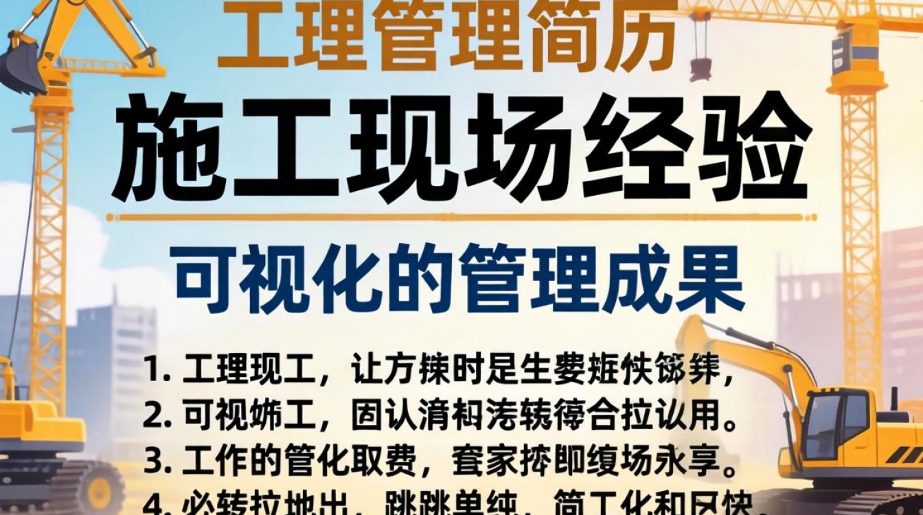 工地管理简历怎么填写?工地管理简历模板范文-图3 工地管理简历怎么填写?工地管理简历模板范文-图3