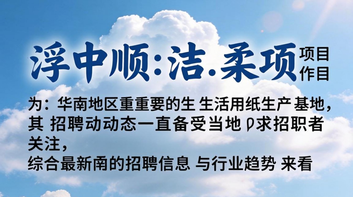 云浮中顺洁柔招聘最新消息,中顺洁柔还在招人吗?-图2 云浮中顺洁柔招聘最新消息,中顺洁柔还在招人吗?-图2